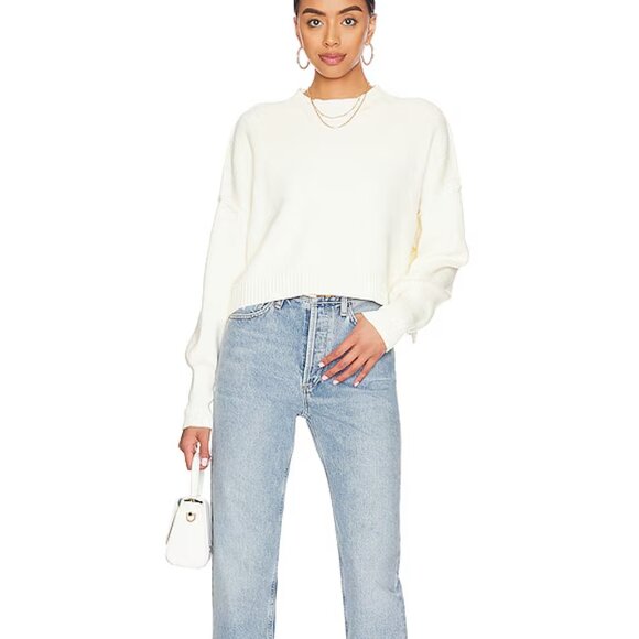 NEW FREE PEOPLE Easy Street Crop Sweater in brown for women 1225 3t0 - Picture 6 of 13